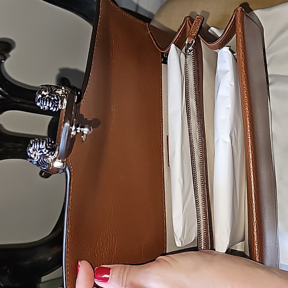 Gucci Dionysus Denim Shoulder Bag GG Jacquard Blue/Ivory/Brown - Picture 6 of 10